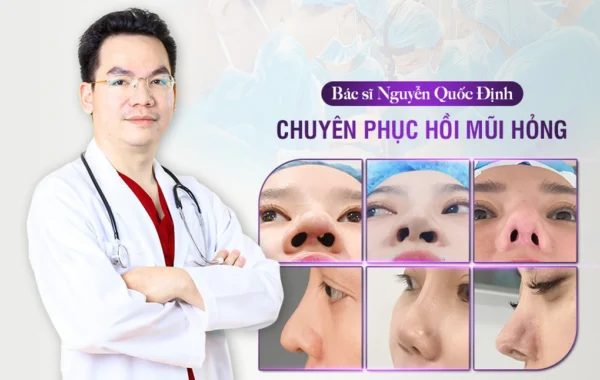 Bác sĩ Nguyễn Quốc Định chia sẻ phương pháp “giải cứu” mũi hỏng