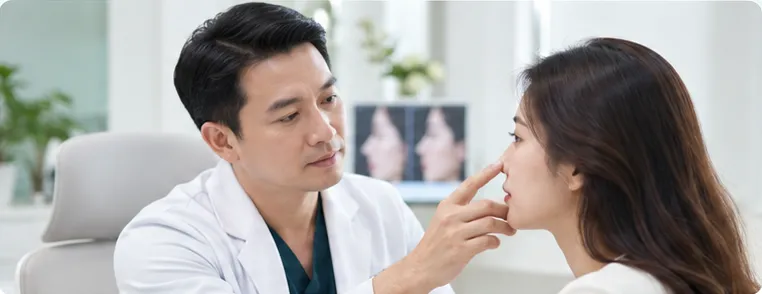 Mũi đã phẫu thuật nhiều lần cần được đánh giá những gì trước khi chỉnh sửa?
